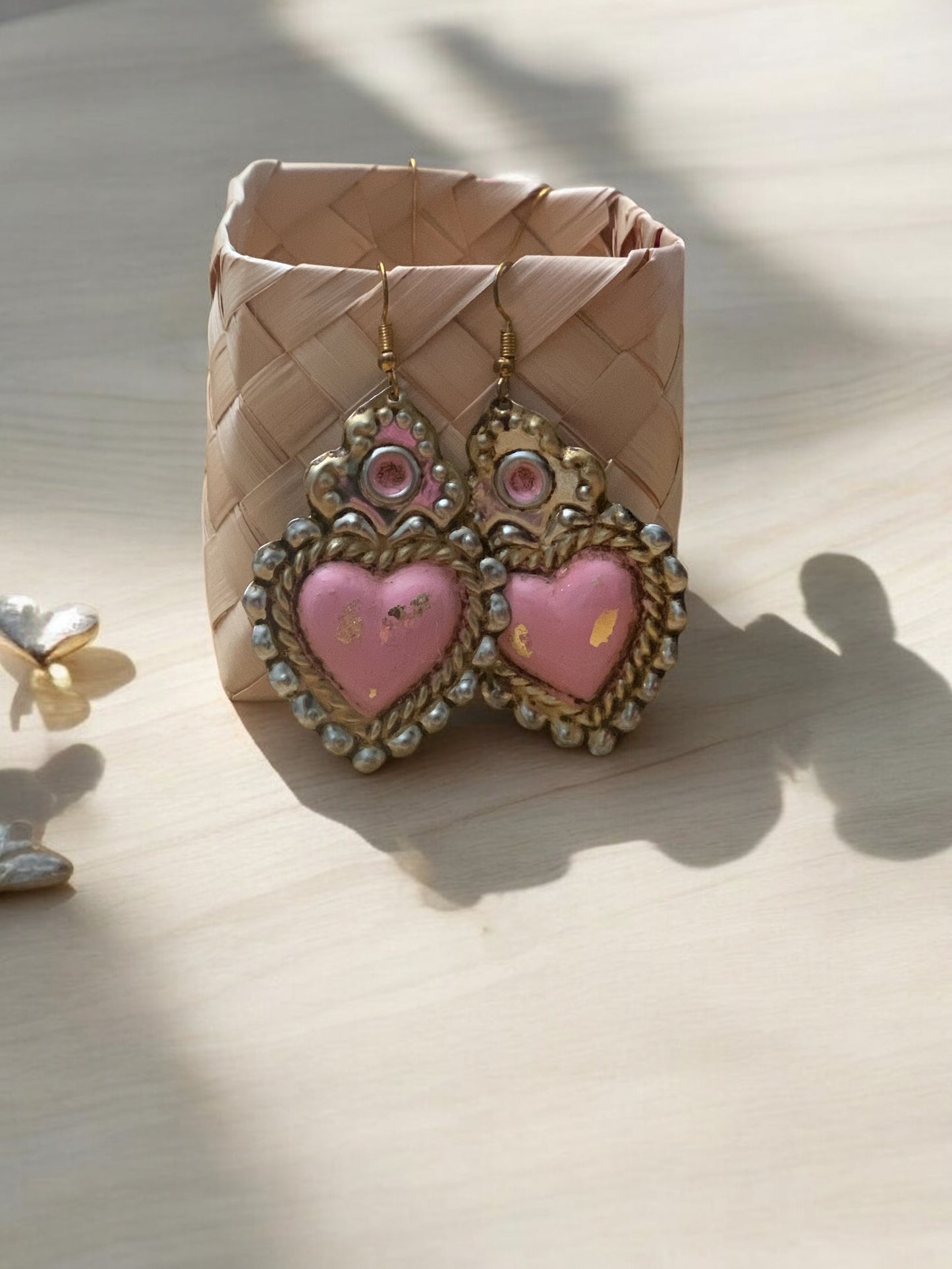 Tin Heart Earrings