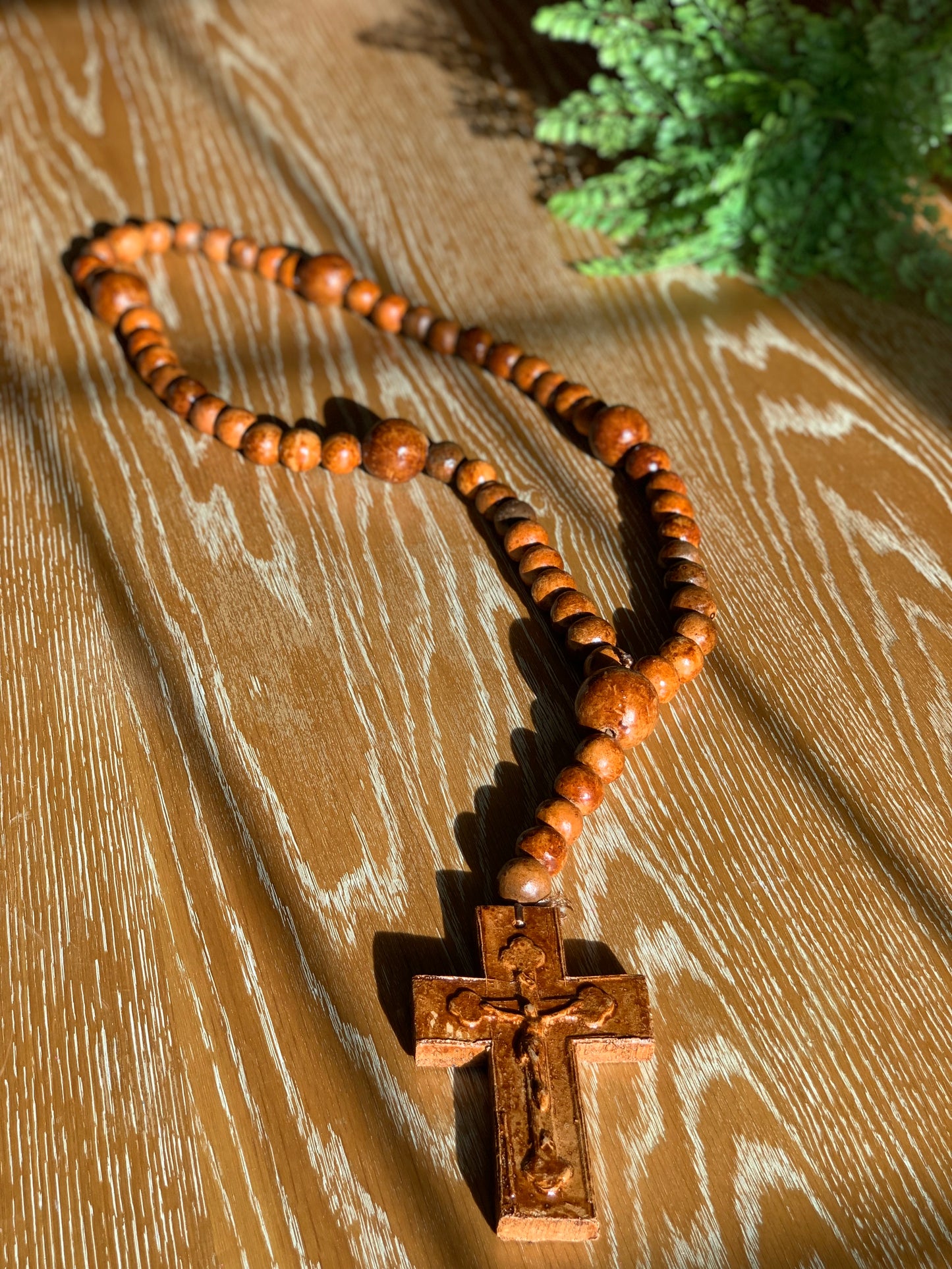 Medium Barro Rosary (Stained)